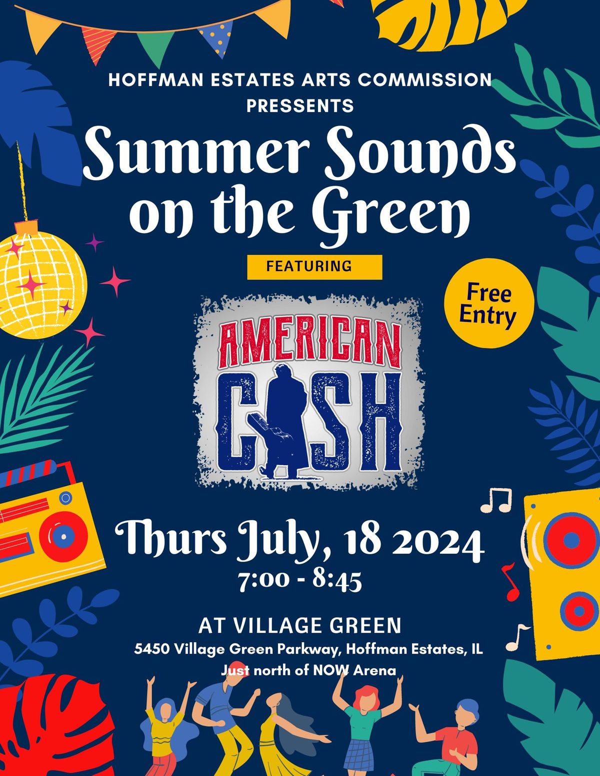 Summer Sounds on the Green with American Cash!