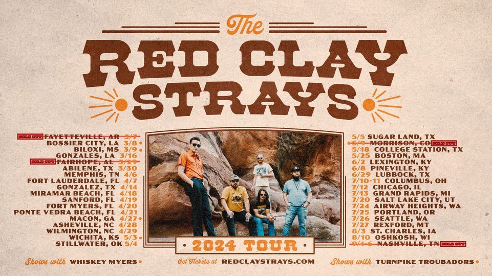 Red Clay Strays at The Ranch Concert Hall and Saloon