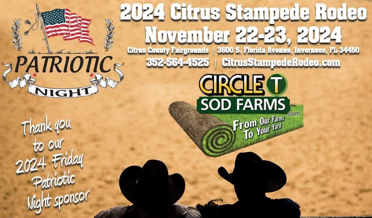 Patriotic Night sponsored by Circle T Sod Farms