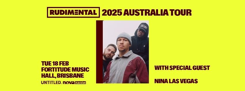 RUDIM3NTAL Australia Tour 2025 - Meanjin \/ Brisbane