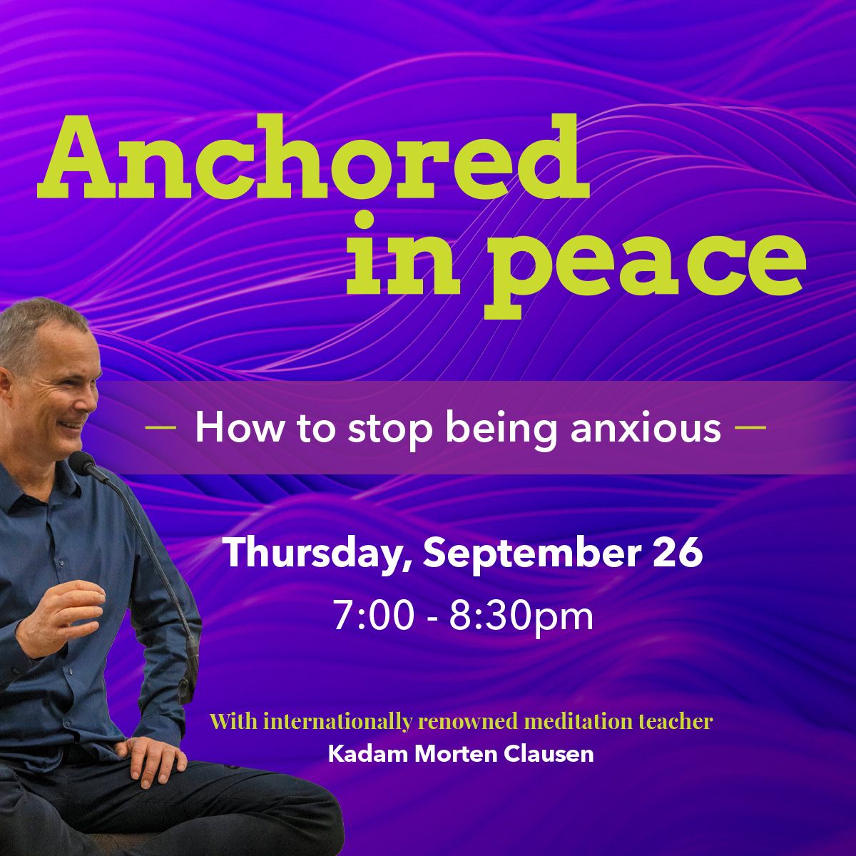 Anchored in peace~ How to stop being anxious 