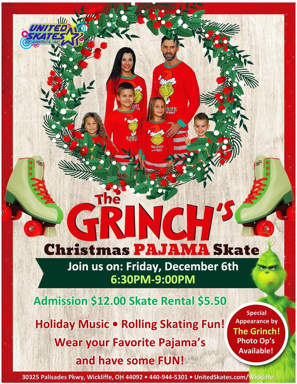 Grinch's Pajama Skate