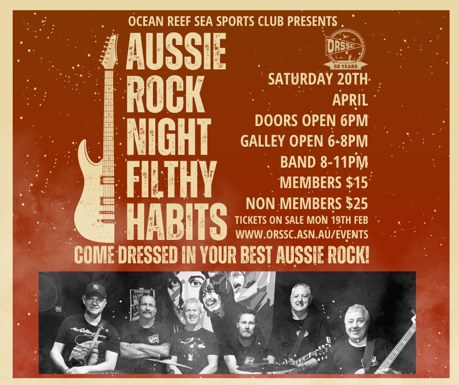Filthy Habits -  Aussie Rock Night
