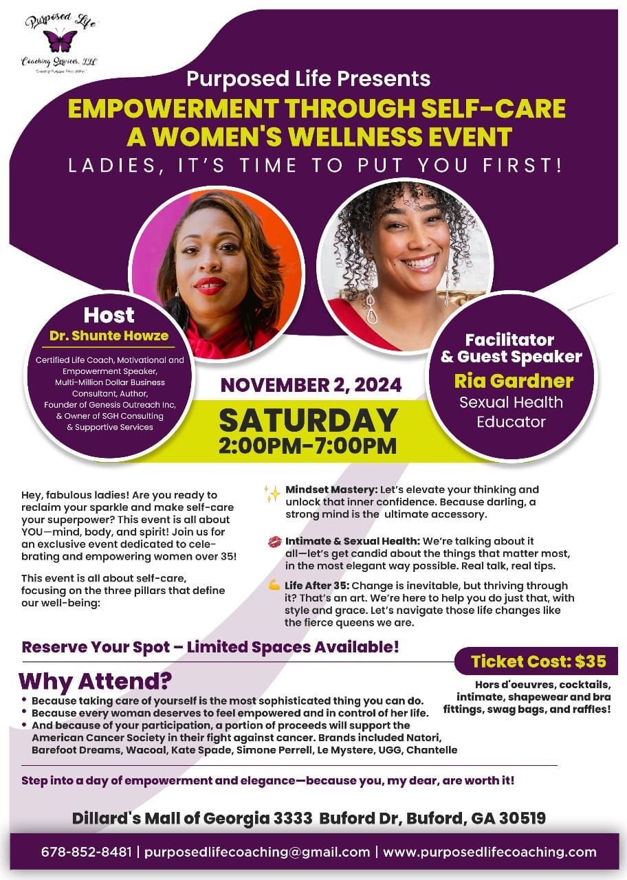 Empowerment Through Self-Care: A Womens Wellness Event