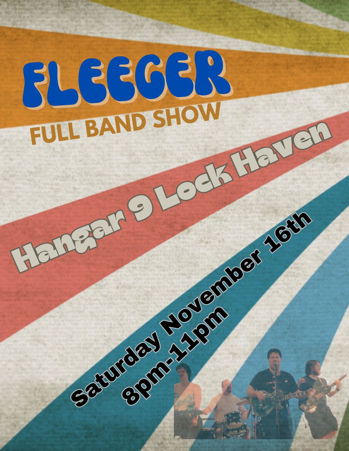 Fleeger  band at Hangar 9!!