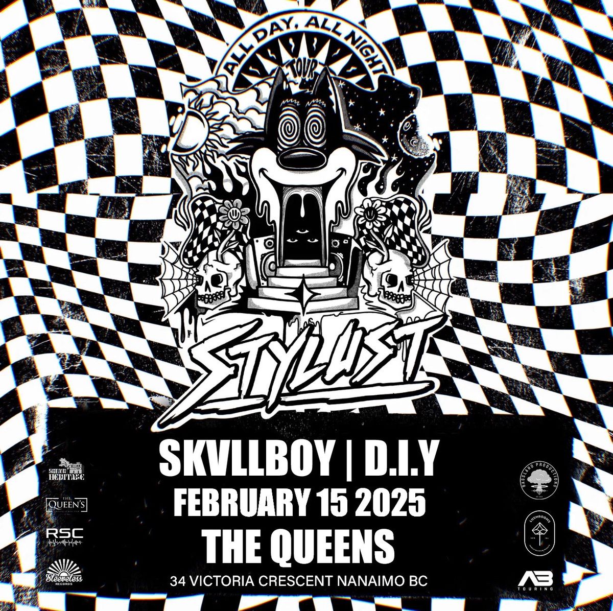 STYLUST live at The Queens w\/ SKVLLBOY & D.I.Y