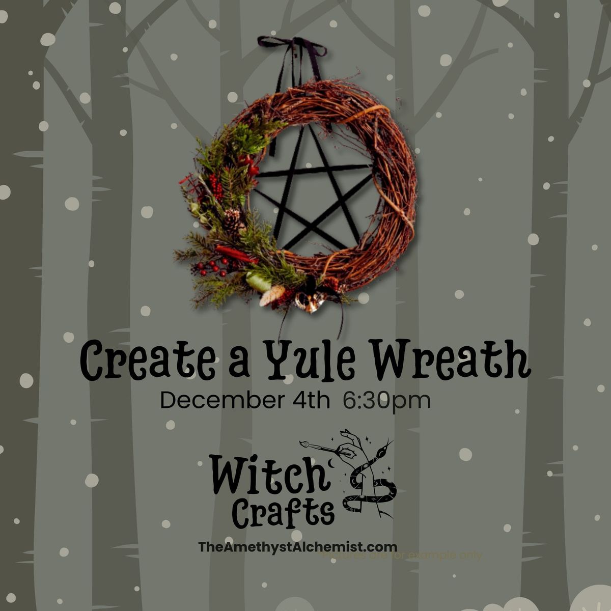 Winter Witch Crafts: Create Your Own Yule Wreath