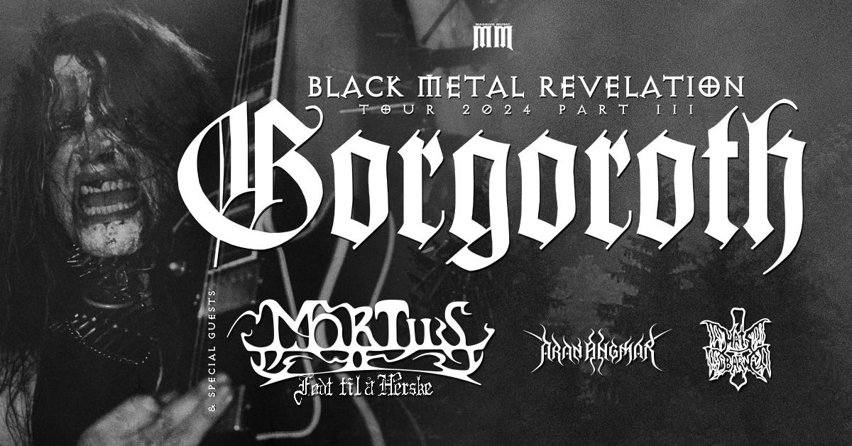 GORGOROTH, Mortiis + go\u015bcie - 25.11 - Pozna\u0144, Tama