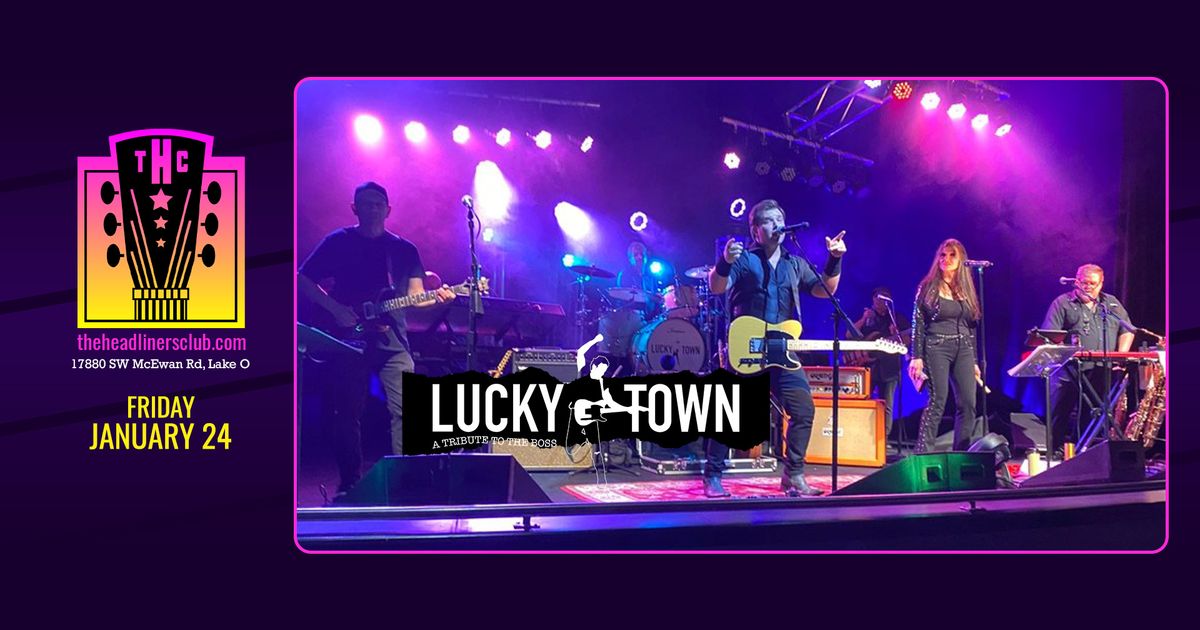 Lucky Town [Bruce Springsteen tribute] featuring the Soul Vax Horns at The Headliners Club