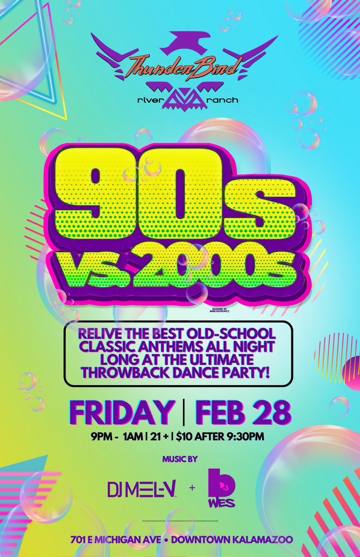 90's v 00's with DJ Mel-V and DJ B Wes