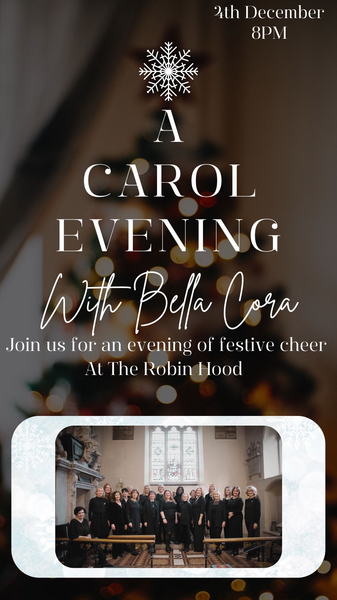 A Carol Evening with Bella Cora 