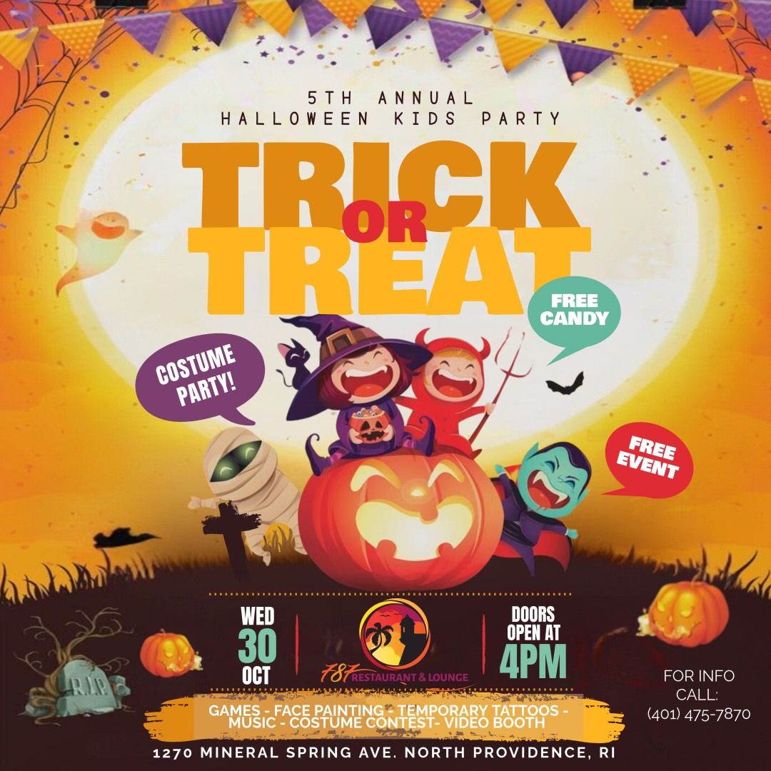 787 TRICK OR TREAT- HALLOWEEN KIDS COSTUME PARTY