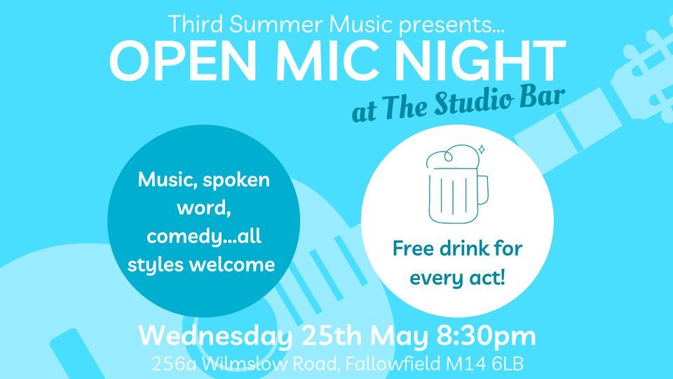 Open Mic Night @ The Studio Bar