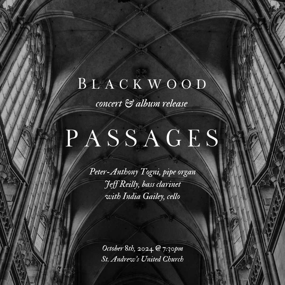 Blackwood presents: PASSAGES, a concert and album release with cellist India Gailey