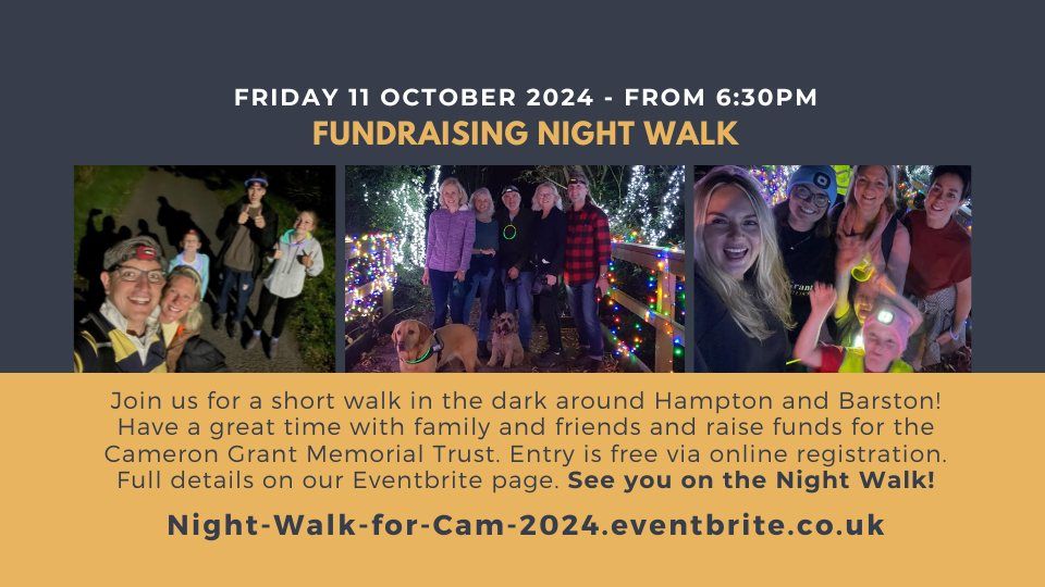 9th Night Walk for Cameron