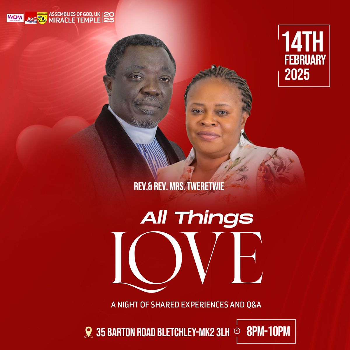 ALL THINGS LOVE \u2014 A Night of Shared Experience and Q&A