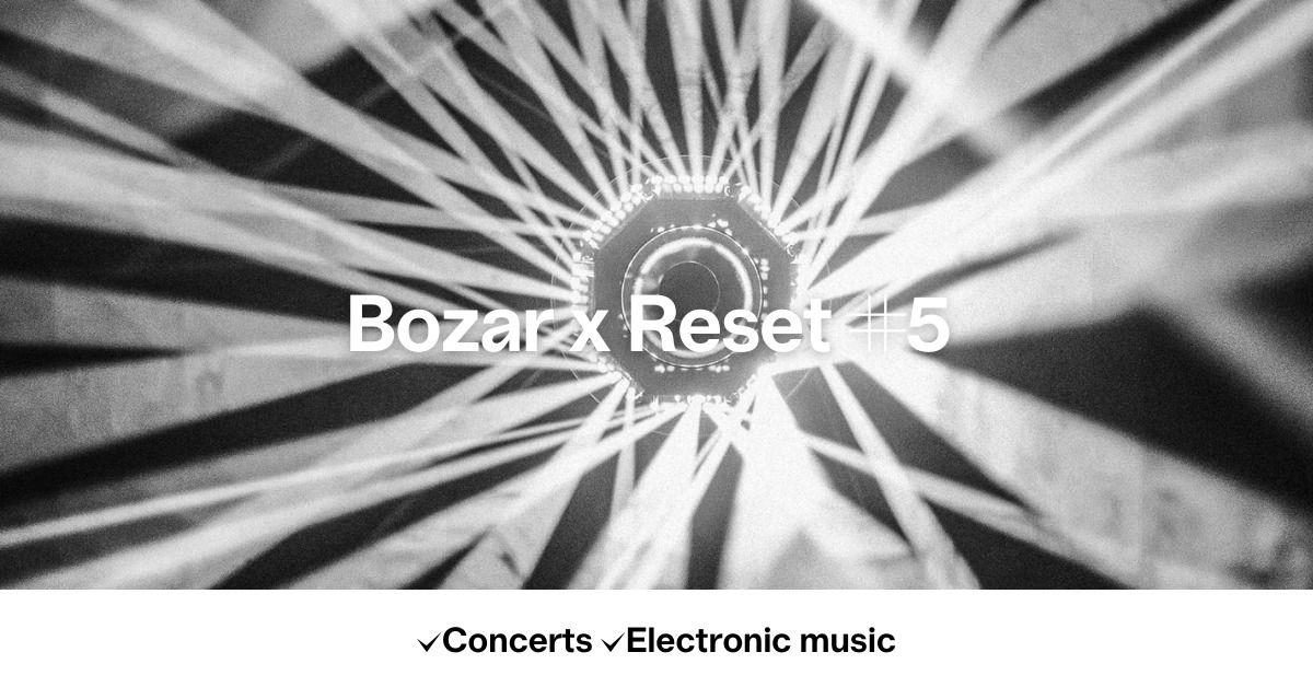 Bozar x Reset #5 