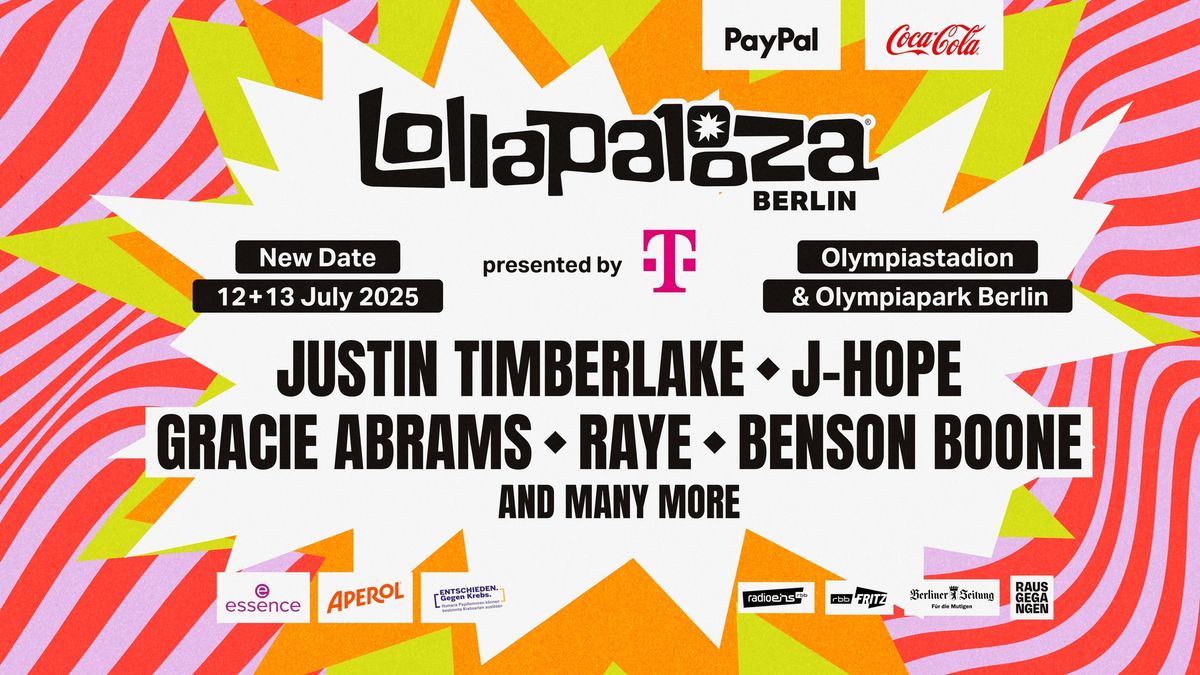 Lollapalooza Berlin presented by Telekom 2025 - 10 Jahre Lolla Berlin