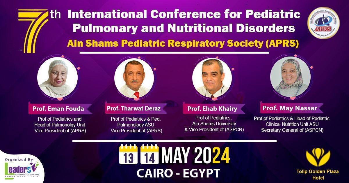  7th International Conference for Pediatric Pulmonary and Nutritional Disorders