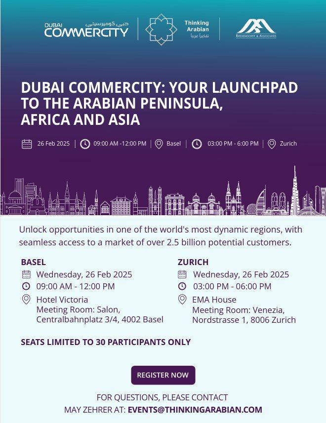 DUBAI COMMERCITY: YOUR LAUNCHPAD TO THE MENA REGION & BEYOUND