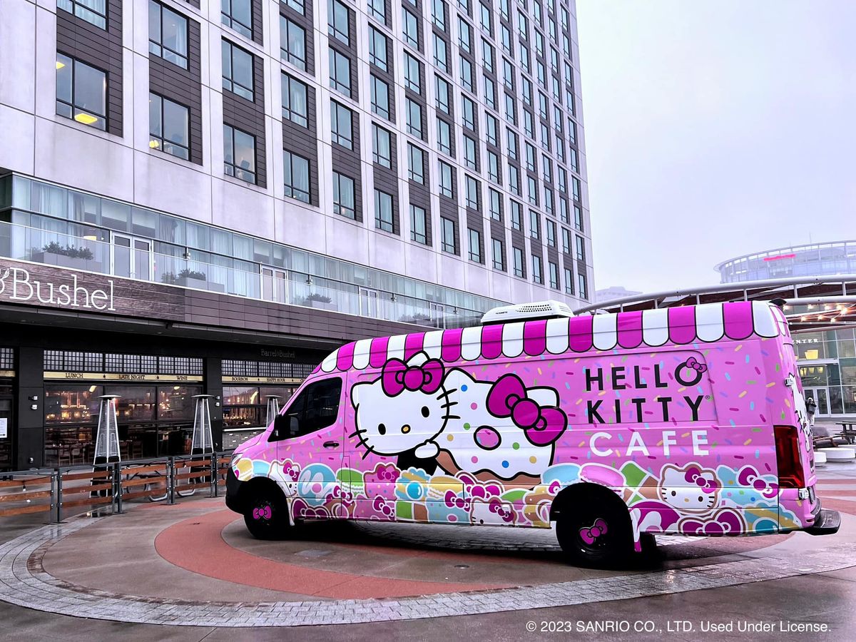 Hello Kitty Cafe Truck East - DC \/ McLean Appearance