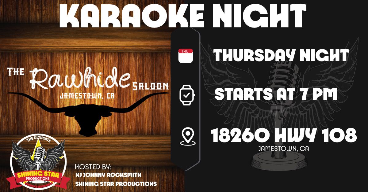 Thursday Night Karaoke at The Rawhide Saloon