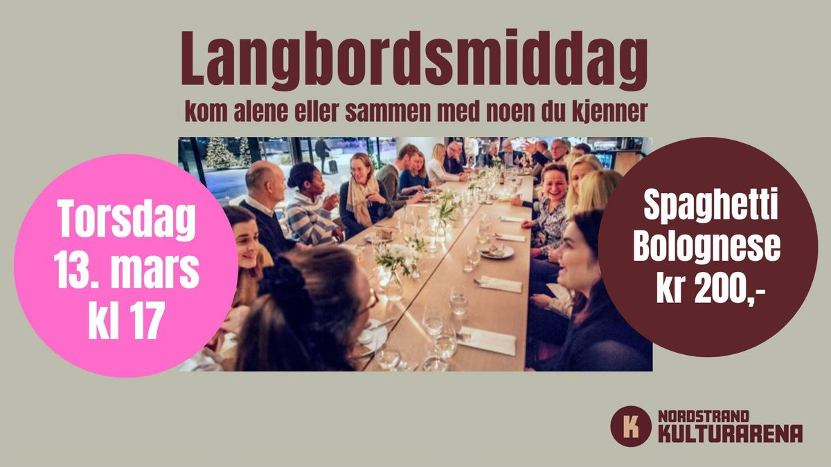 Langbordsmiddag