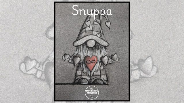 Charcoal Drawing Event "Snuppa" in Stevens Point