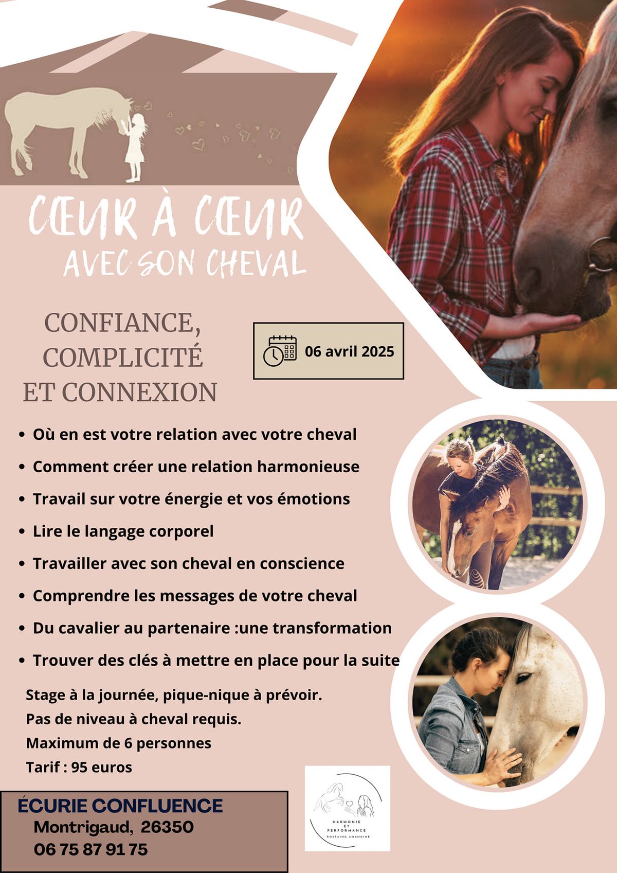 Journ\u00e9e C\u0153ur \u00e0 C\u0153ur avec son cheval