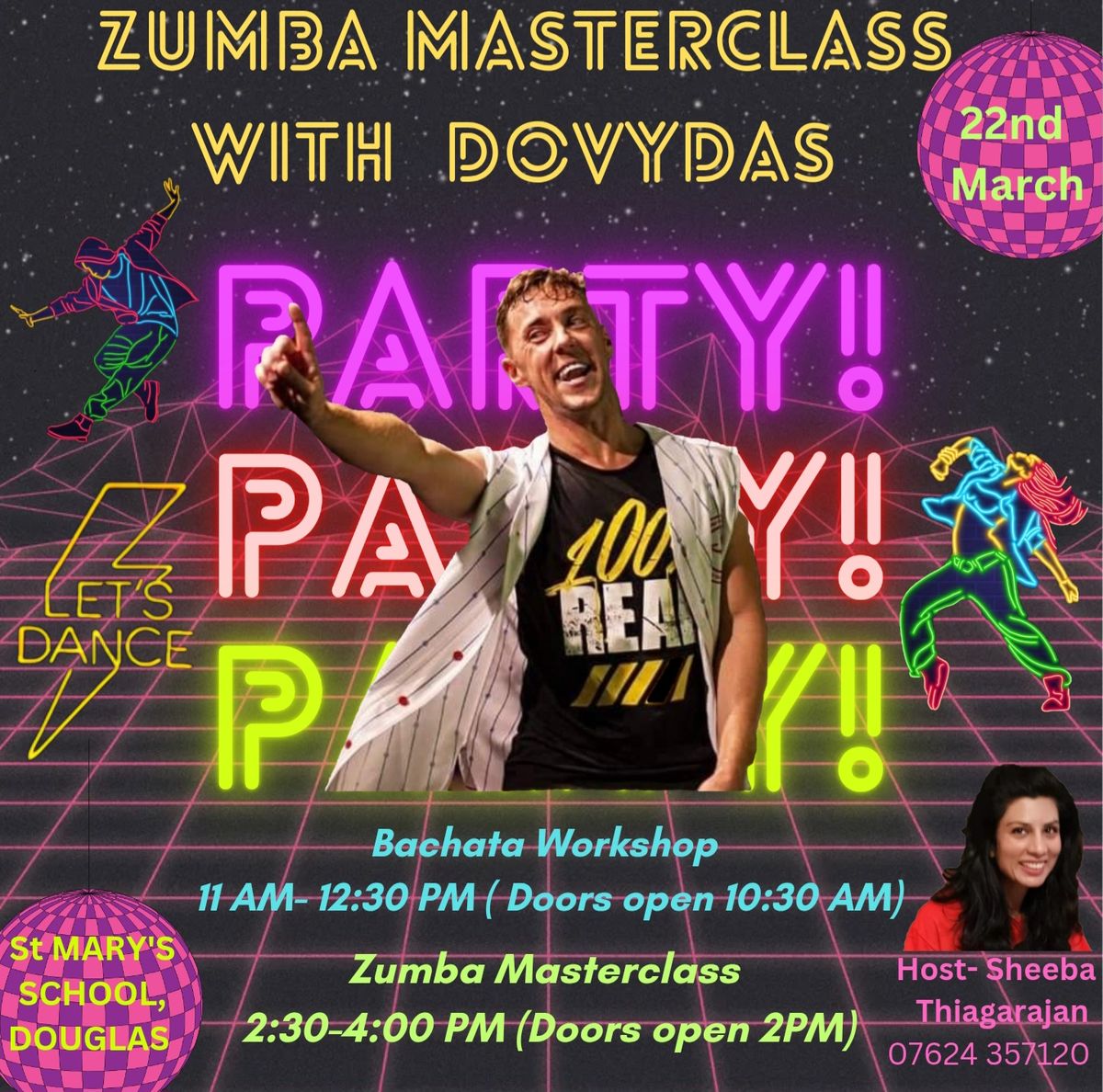 Zumba Masterclass with Dovydas & a Bachata Workshop