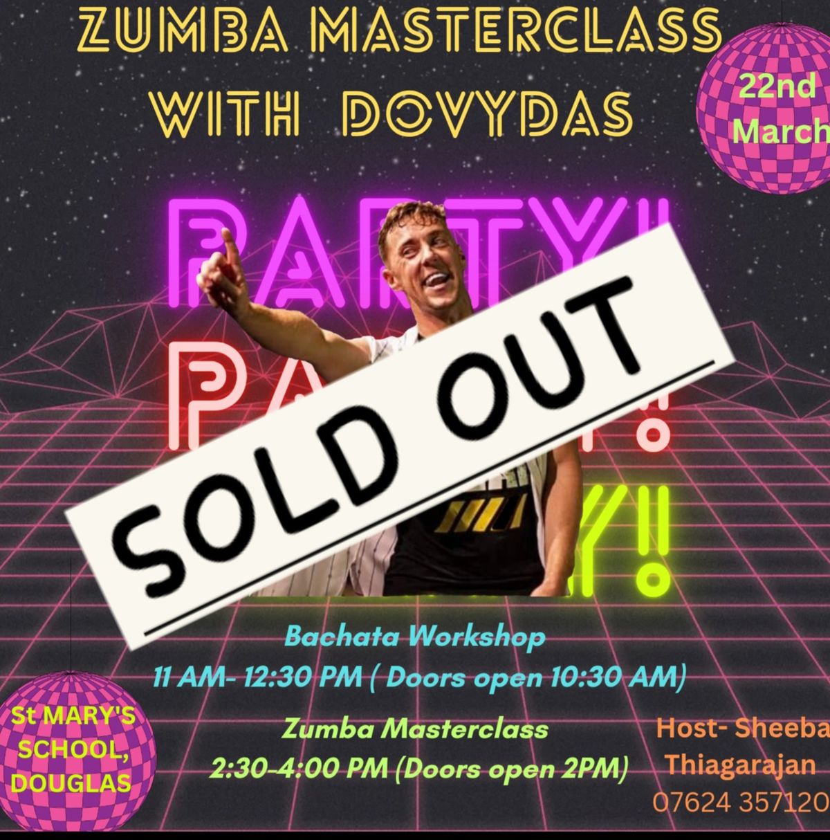 Zumba Masterclass with Dovydas & a Bachata Workshop