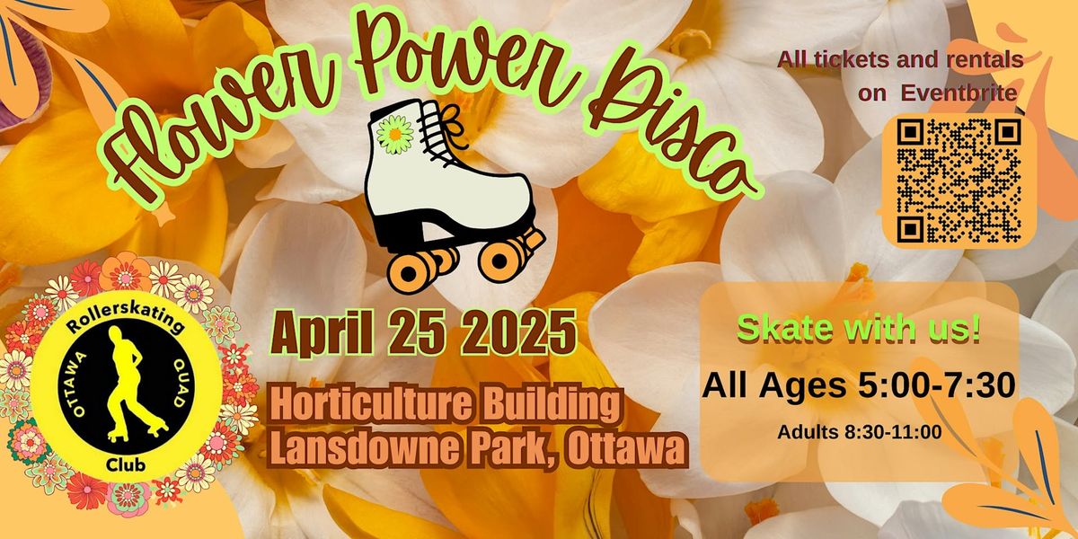 Flower Power Roller Party 2025 - All Ages Session