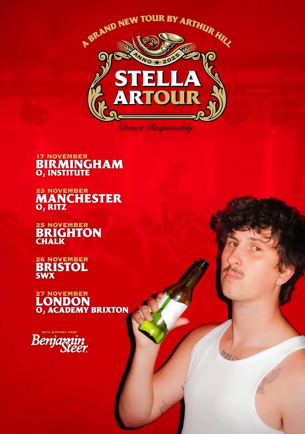 Arthur Hill Brighton Tickets