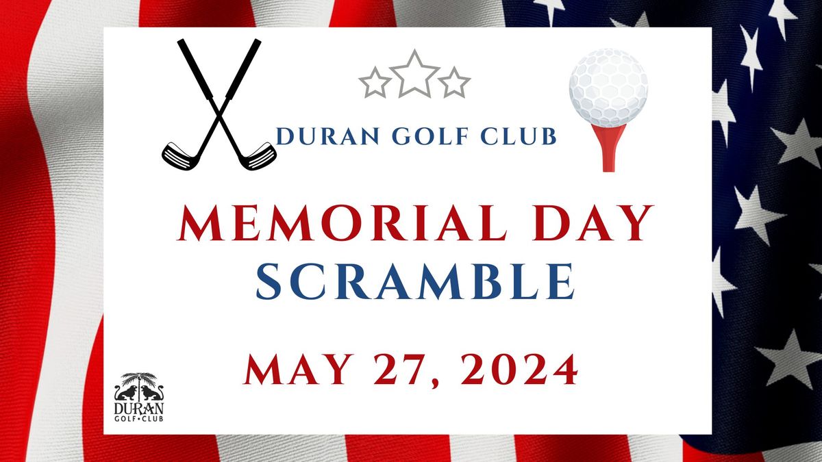 Duran Golf Club Memorial Day Scramble 2024