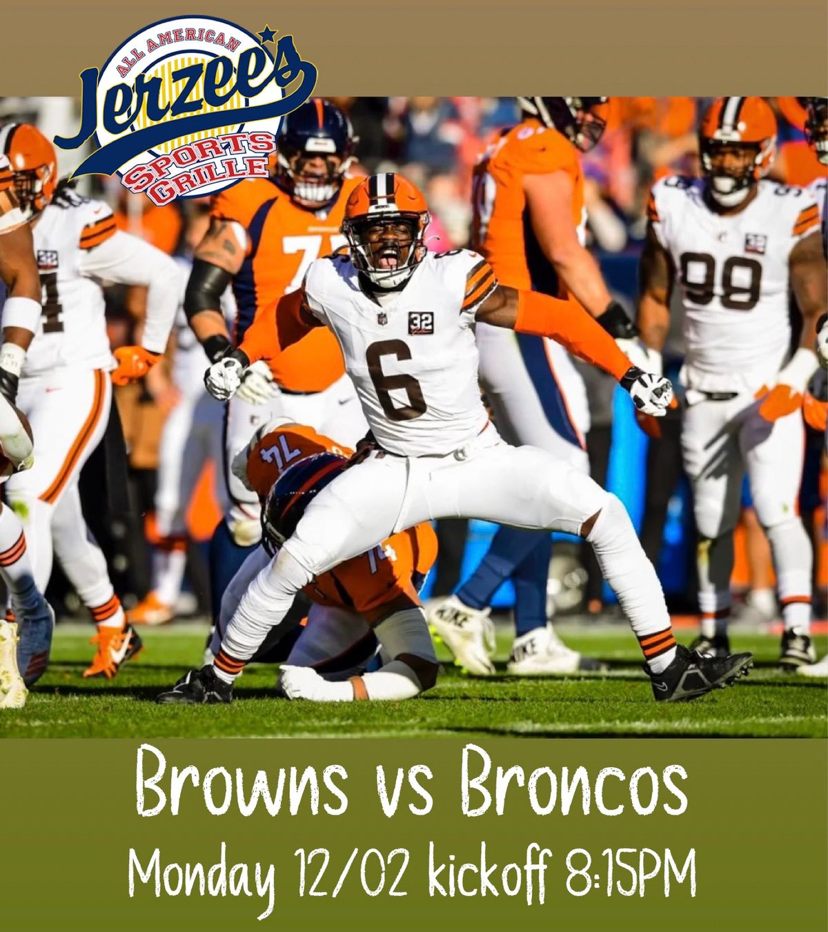 Monday Night Football: Browns vs Broncos