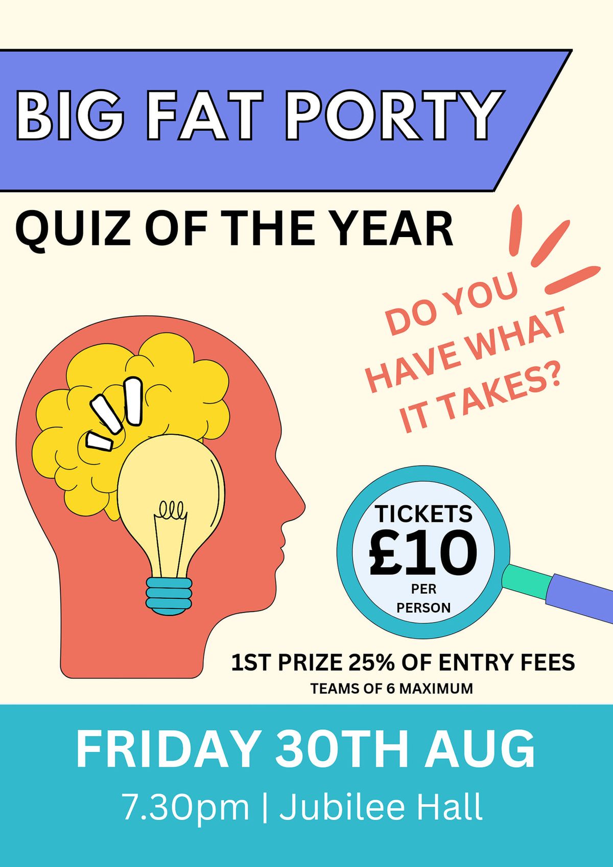 BIG FAT PORTY QUIZ OF THE YEAR (BYOB)