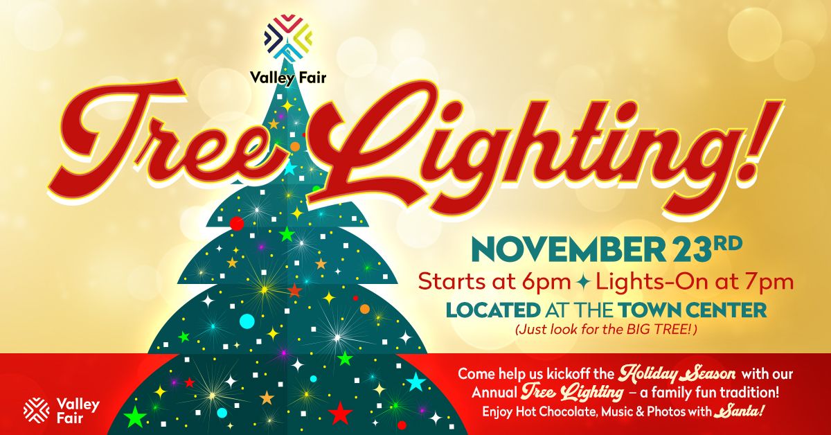 Annual Tree Lighting at Valley Fair!