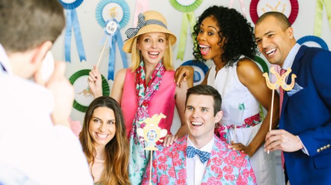 Cherry Blossom Derby Party - "Bow Ties, Big Hats and Bidding\u201d \ud83c\udf38