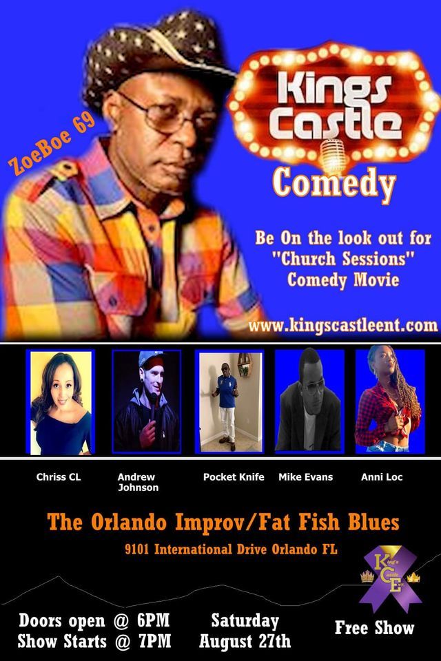 FREE COMEDY SHOW - ZoeBoe69 - Fat Fish Blues Orlando - August 27th 2022