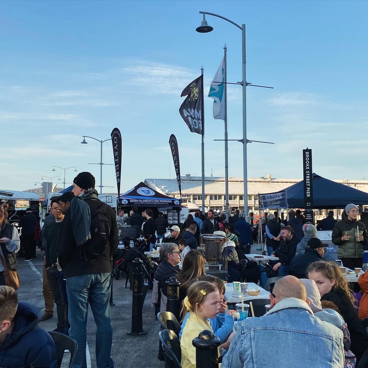 Hobart Twilight Market Brooke Street Pier