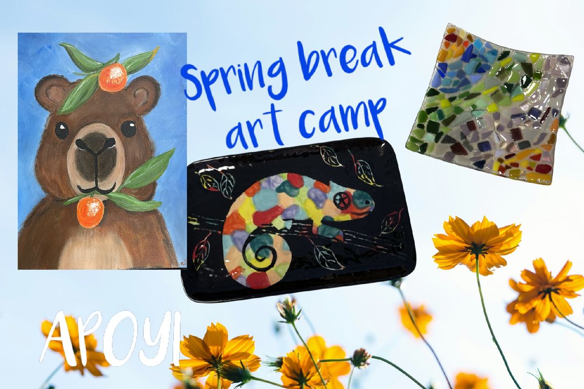 Spring Break Art Camp Tuesday March 18, 2025