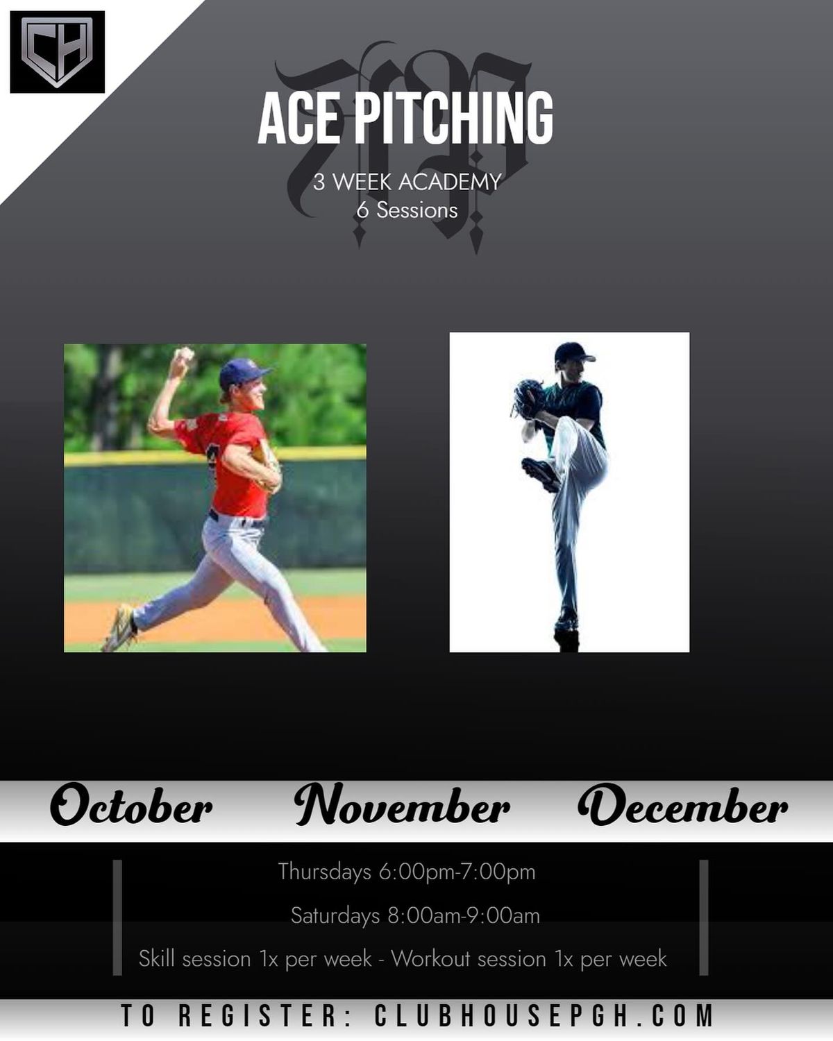 Iron Catchers \/ Ace Pitching Academy Training PART 1