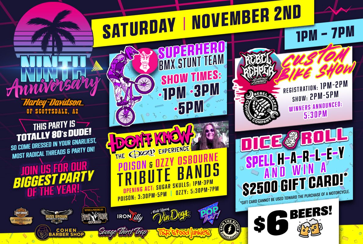 Anniversary Party | SATURDAY | NOVEMBER 2ND