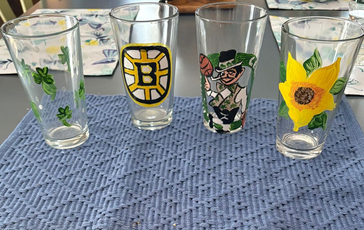 Paint a pair of pint glasses at Harper Lane brewery 