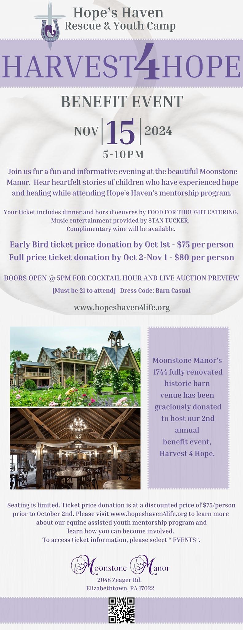 Harvest 4 Hope-Fall Benefit Event