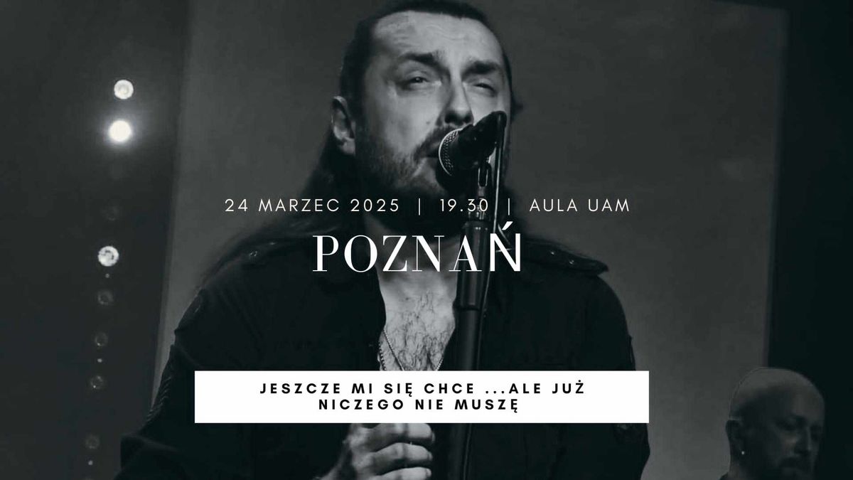 Koncert Piotr Cugowski - POZNA\u0143