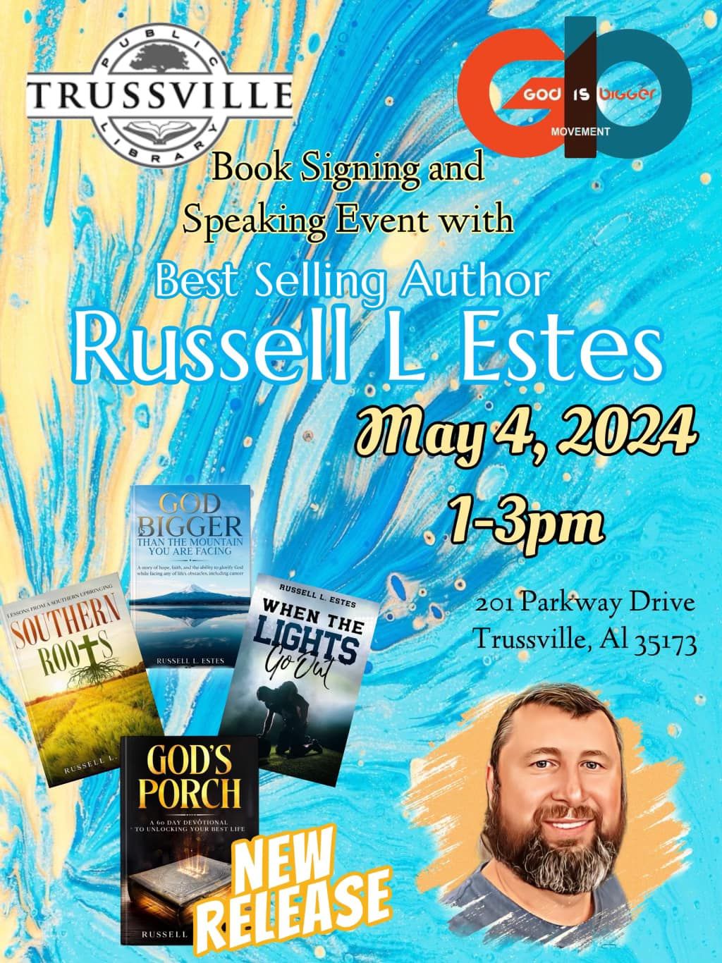 Russell L. Estes, Best Selling Author-Book Signing & Speaking Event