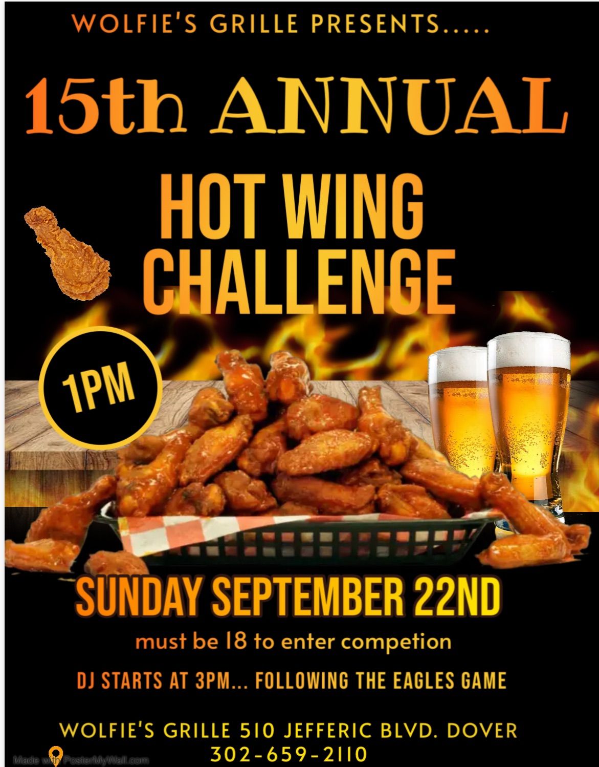 15TH ANNUAL HOT WING CHALLENGE