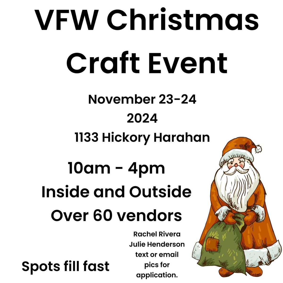 Vfw Christmas Craft Event 