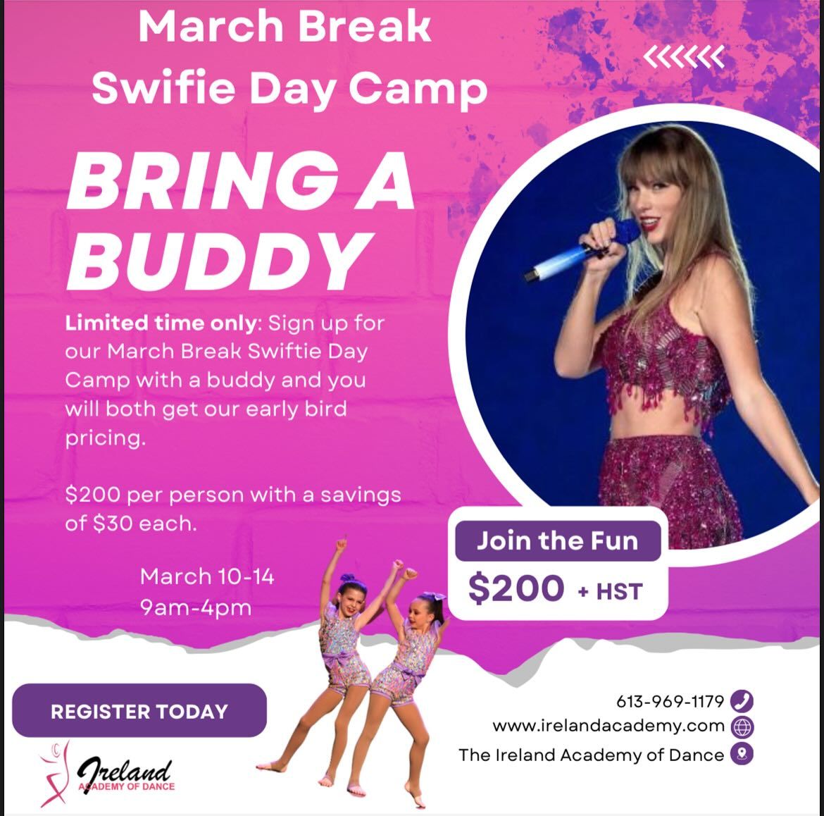 Swiftie March Break Day Camp